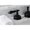 Kingston Brass KS1160PKL Duchess Widespread Bathroom Faucet W/Brass Pop-Up, Matte Blk KS1160PKL - alternate 5